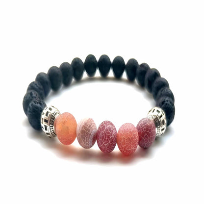 Red Lava Stone | Essential Oil | Bracelet