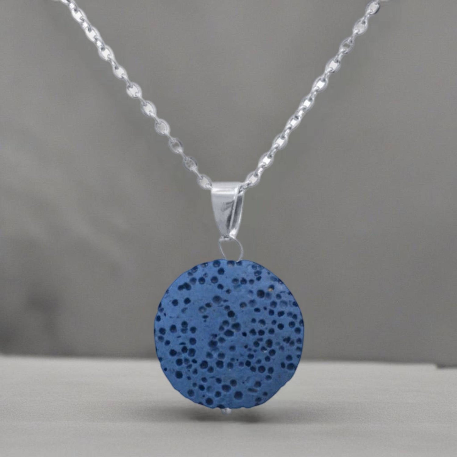 Blue Lava Stone | Essential Oil Necklace