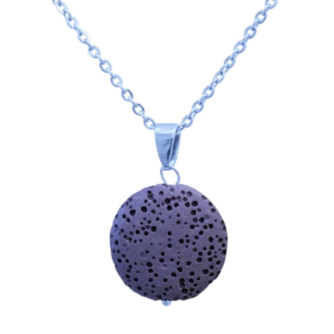 Purple Lava Stone | Essential Oil Necklace