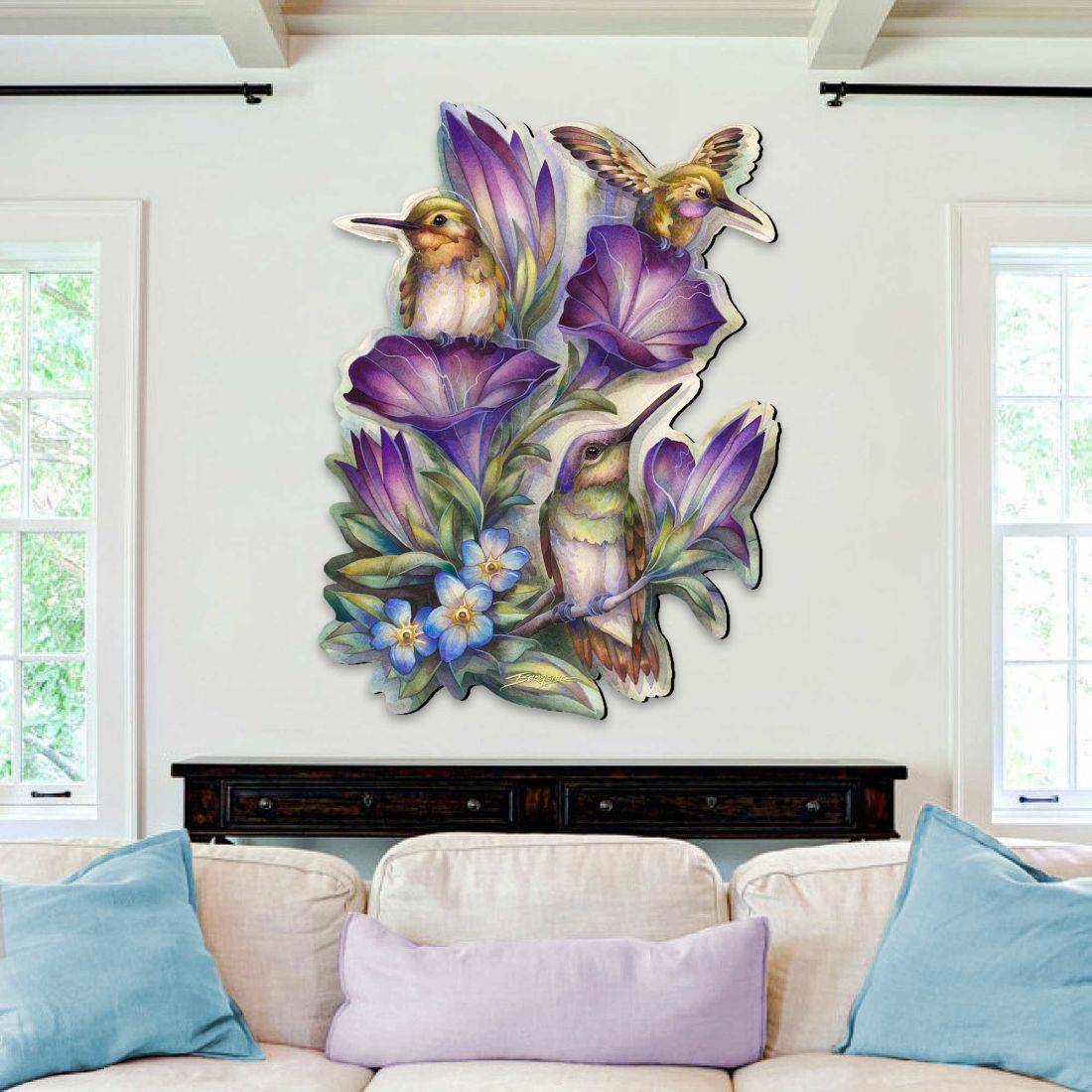 Hummingbirds Wall Art by J. Bergsma | Wildlife Décor