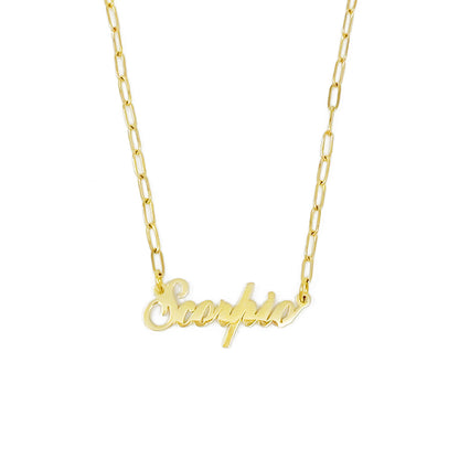 Zodiac Link Chain Necklace | 18k Gold-Plated Stainless Steel