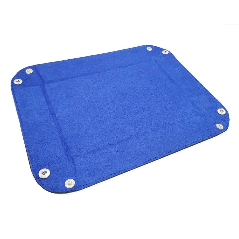 Foldable Dice Tray Dice Set - Blue