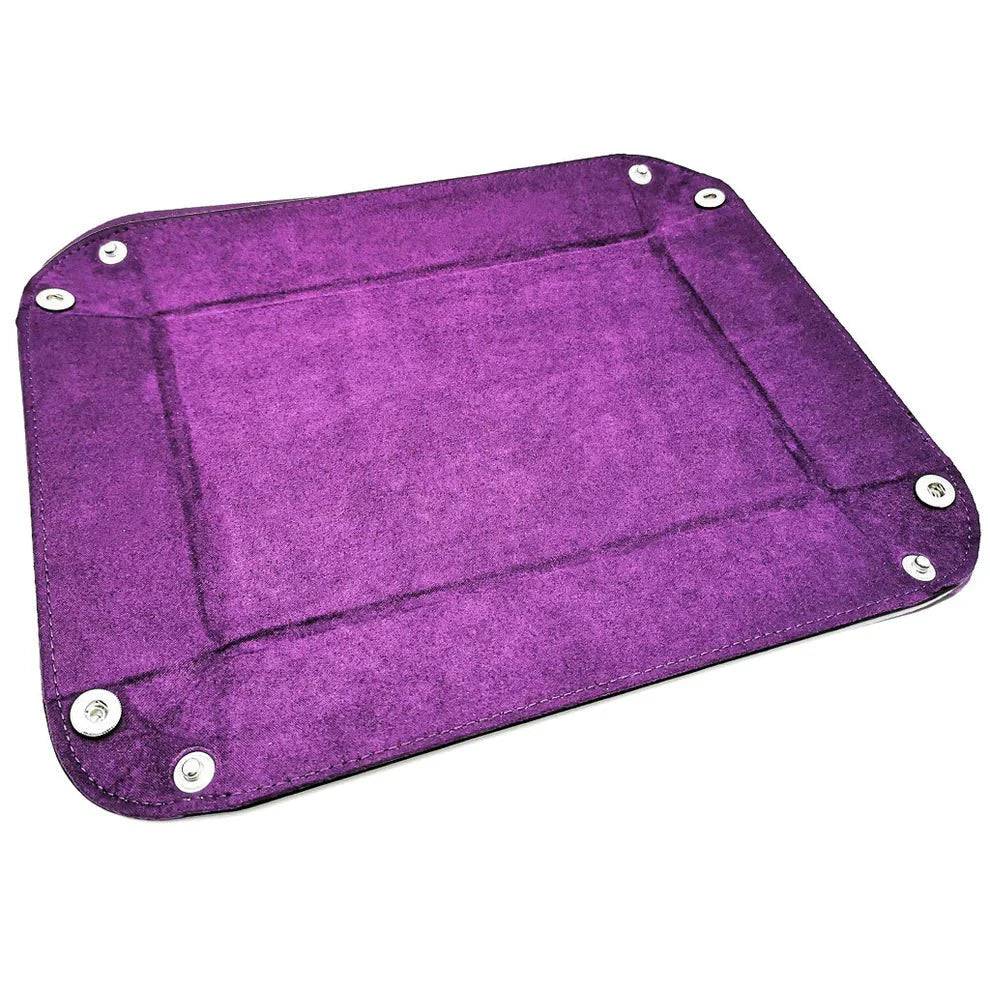 Foldable Dice Tray Dice Set - Purple