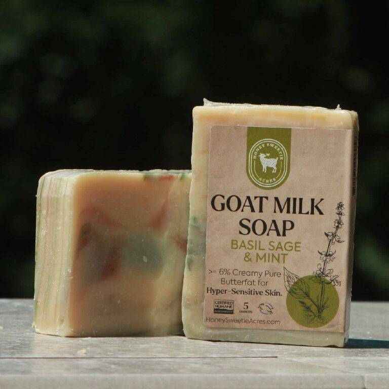 Basil, Sage &amp; Mint | Goat Milk Soap