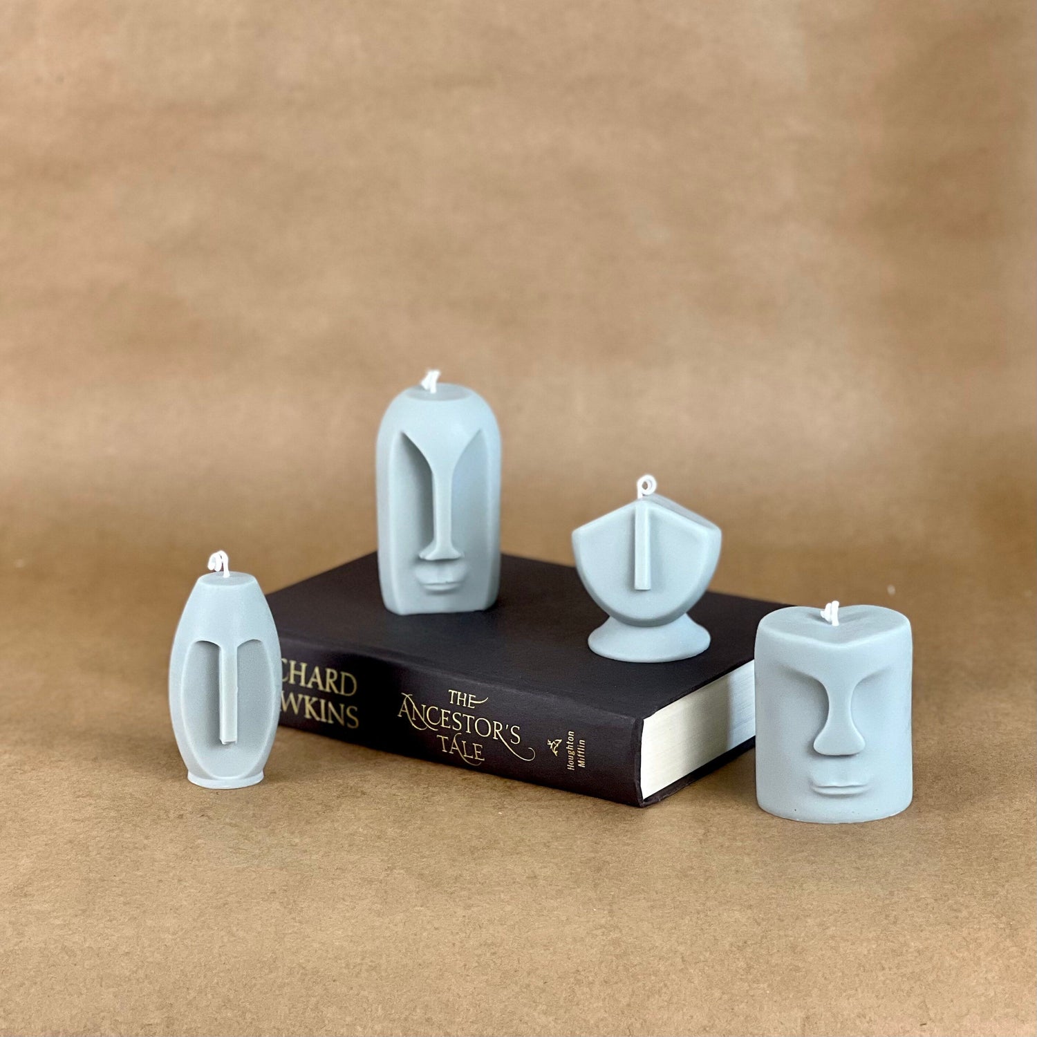 Statue Face Sculptural Candle Set - HartCentered