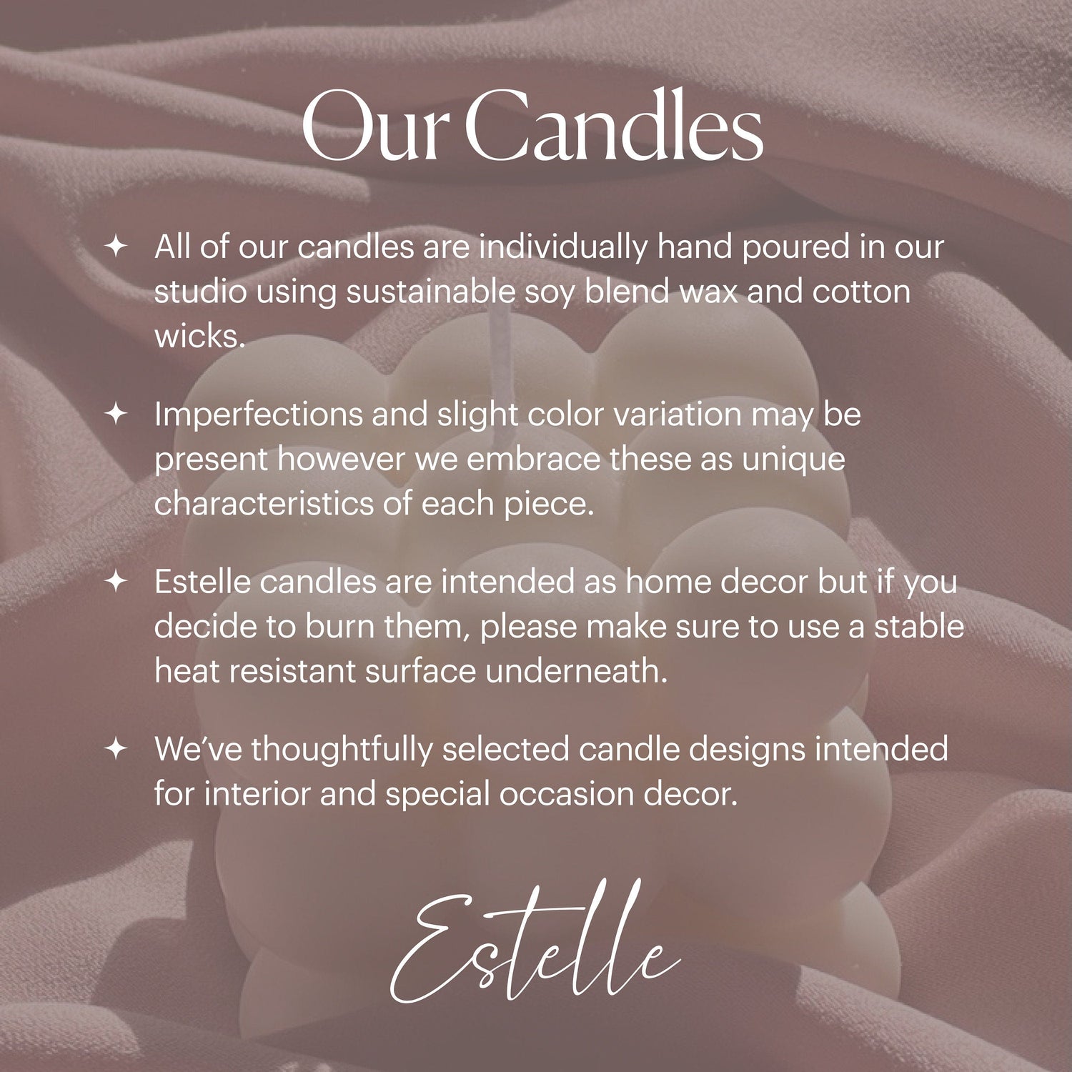 Ribbed Pillar Candle - HartCentered