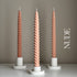 Bulk Tall Twisted Taper Candles - HartCentered