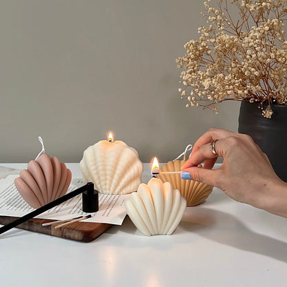 Scallop Shell Candle - HartCentered