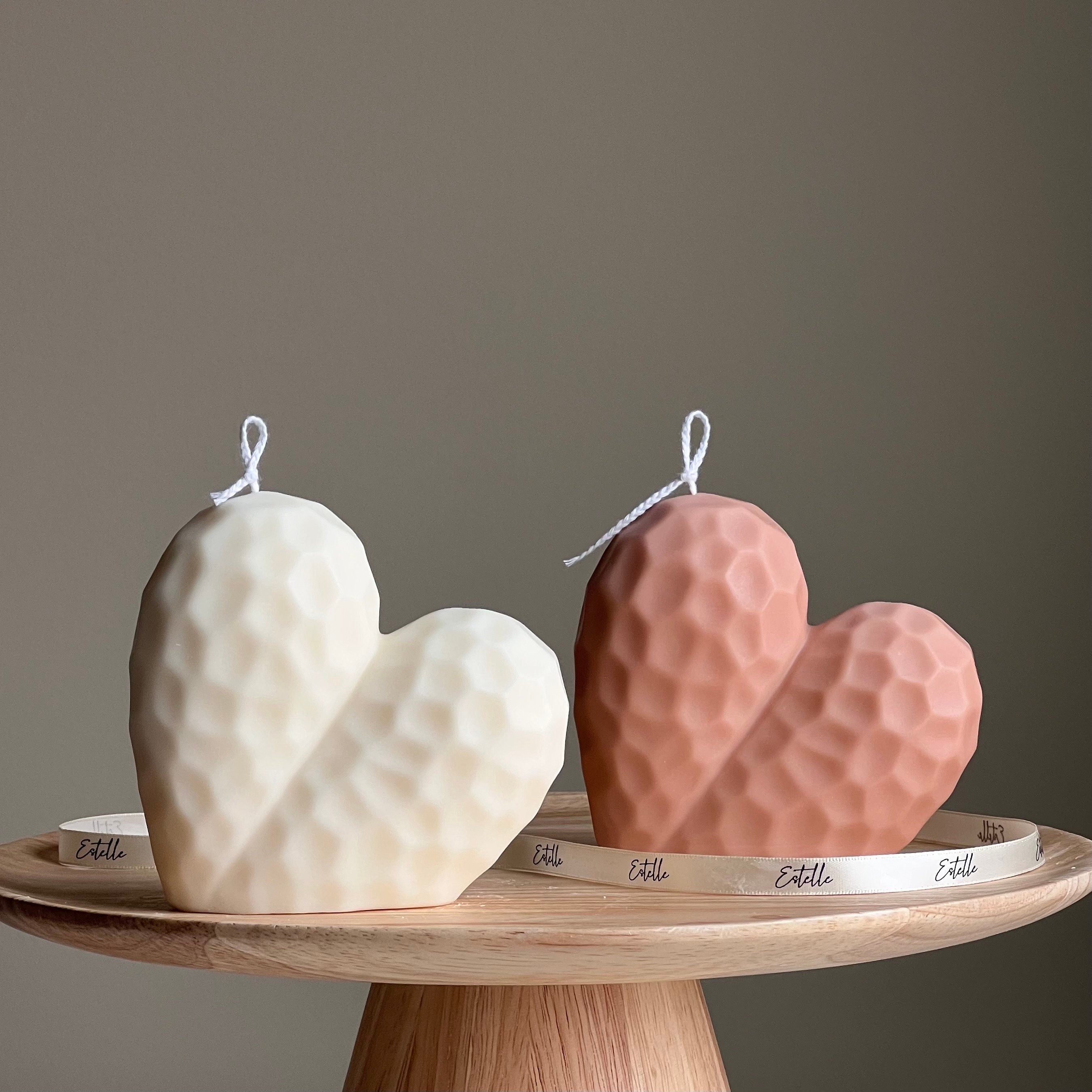 Large Heart Candle - HartCentered