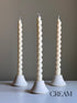 Tall Twisted Taper Candle - HartCentered