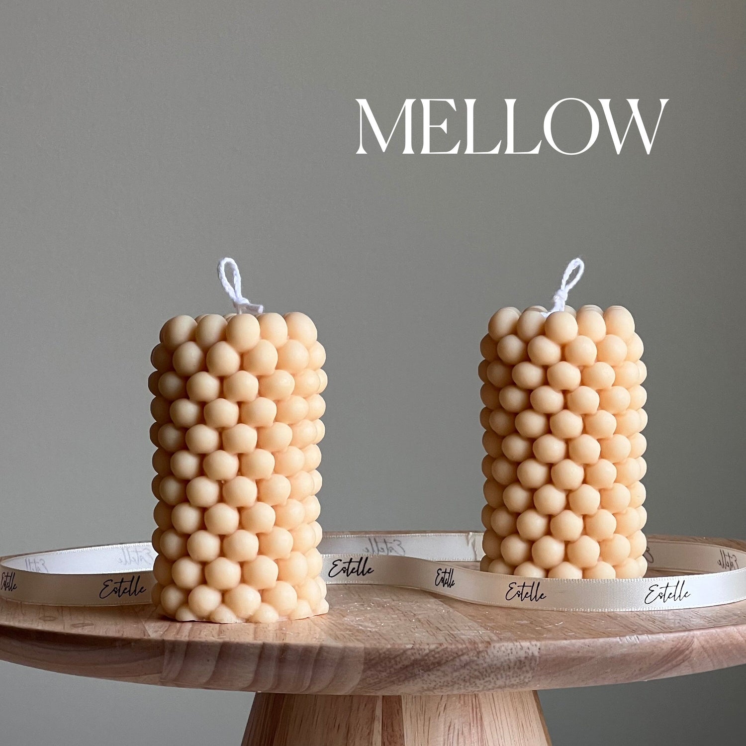 Bubble Pillar Candle - HartCentered