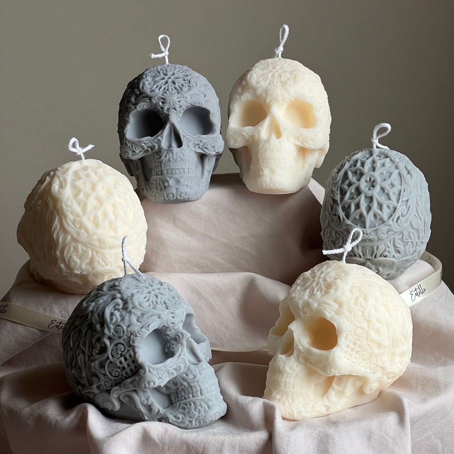 Halloween Skull Candle - HartCentered