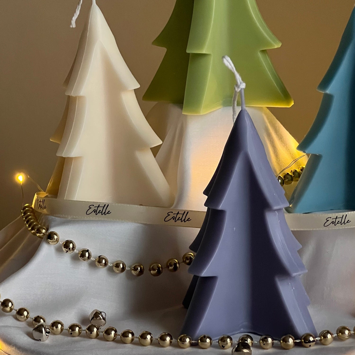 Minimalist Christmas Tree Candle - HartCentered