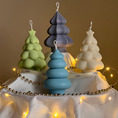 Cute Christmas Tree Candle - HartCentered