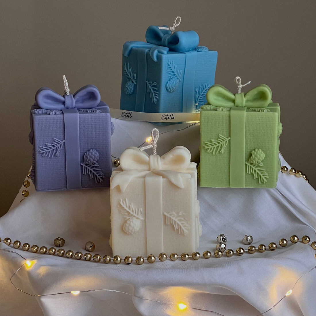 Christmas Gift Box Candle - HartCentered