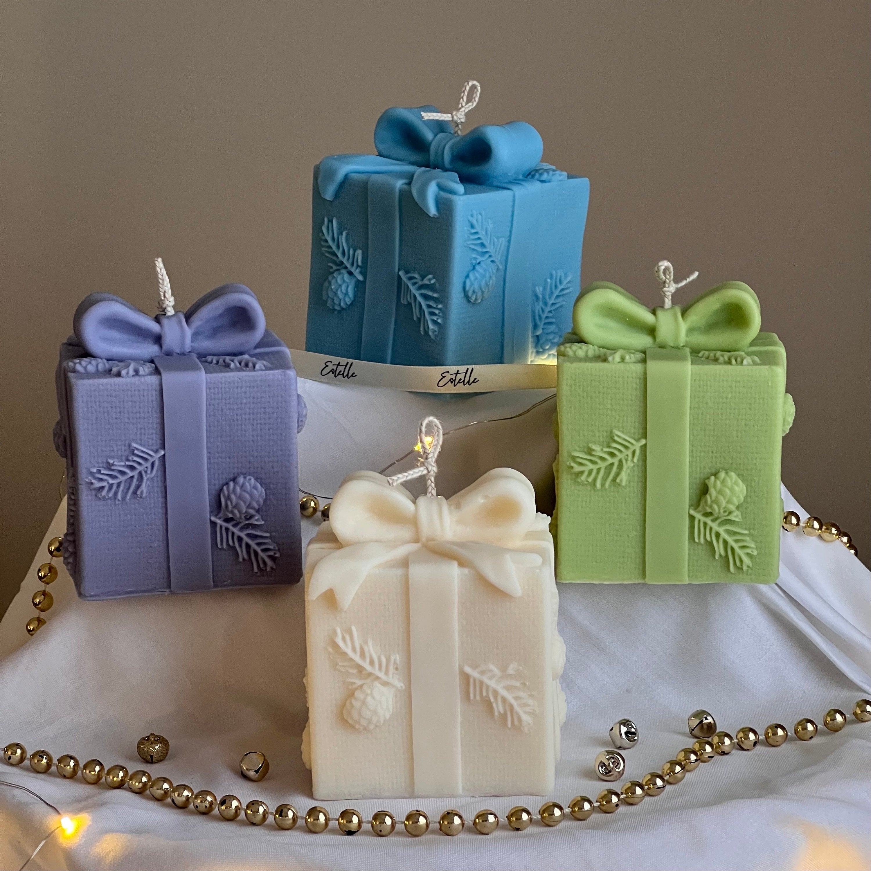 Christmas Gift Box Candle - HartCentered