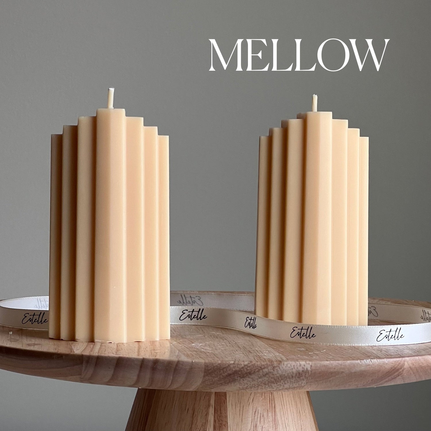 Geometric Pillar Candle - HartCentered