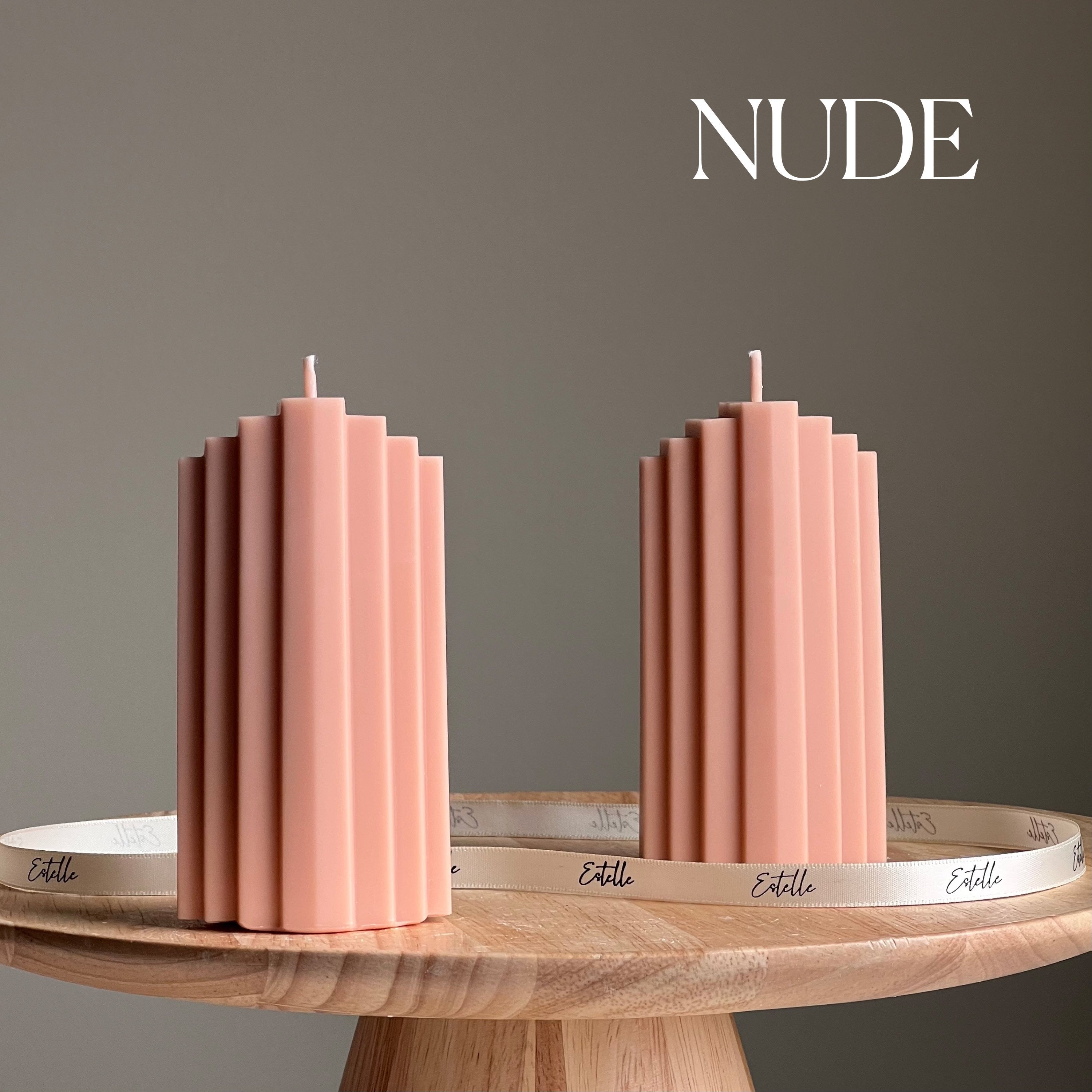 Geometric Pillar Candle - HartCentered