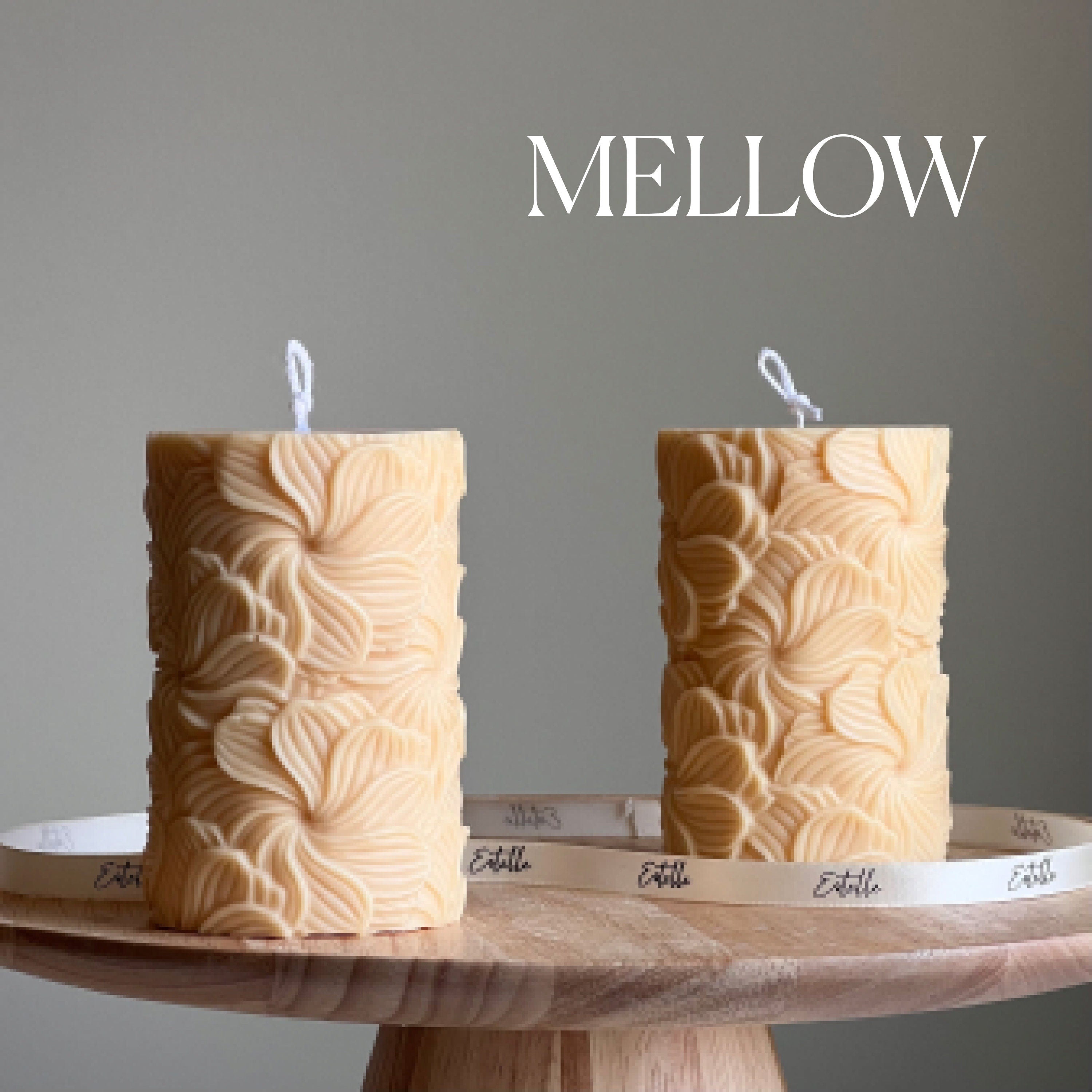 Flower Pillar Candle-3