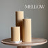 Ribbed Pillar Candle - HartCentered