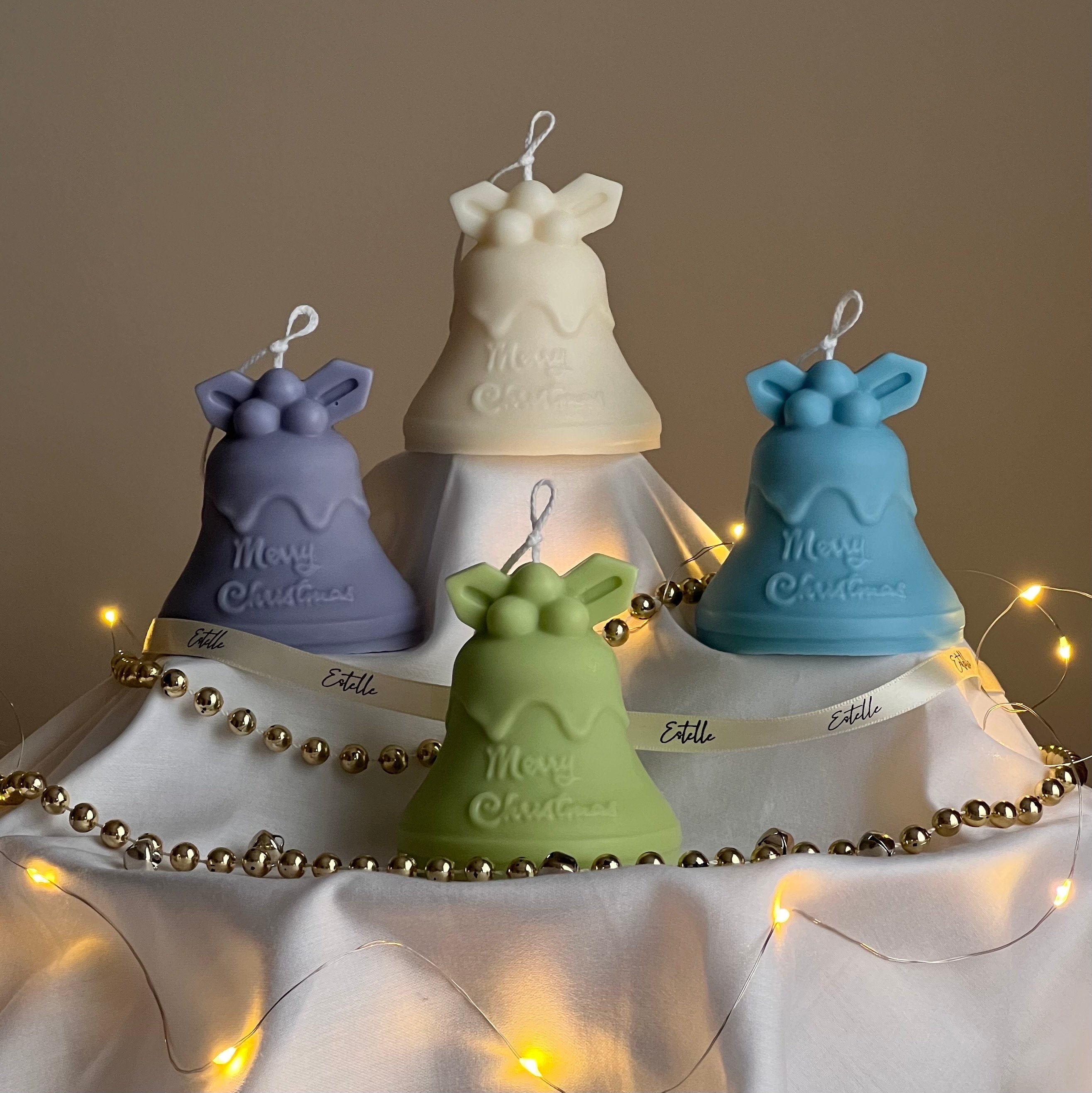 Christmas Bell Candle - HartCentered