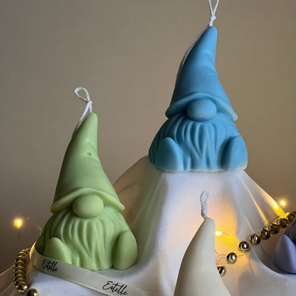 Sitting Gnome Candle - HartCentered