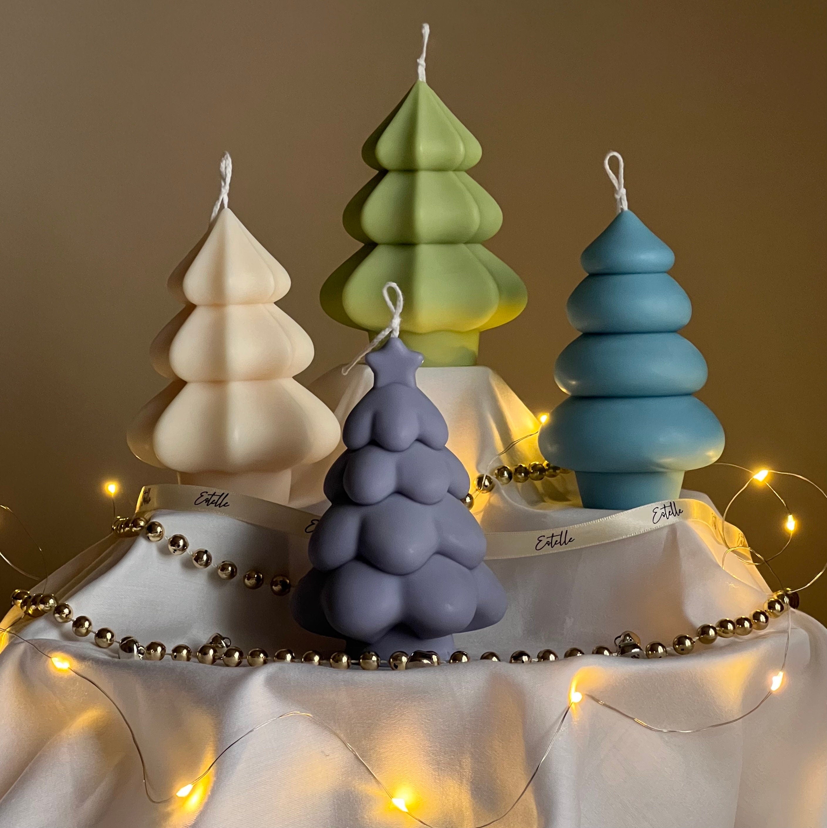 Cute Christmas Tree Candle - HartCentered