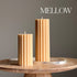 Ribbed Pillar Candle - HartCentered