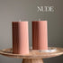 Ribbed Pillar Candle - HartCentered