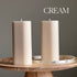 Ribbed Pillar Candle - HartCentered