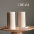 Ribbed Pillar Candle - HartCentered