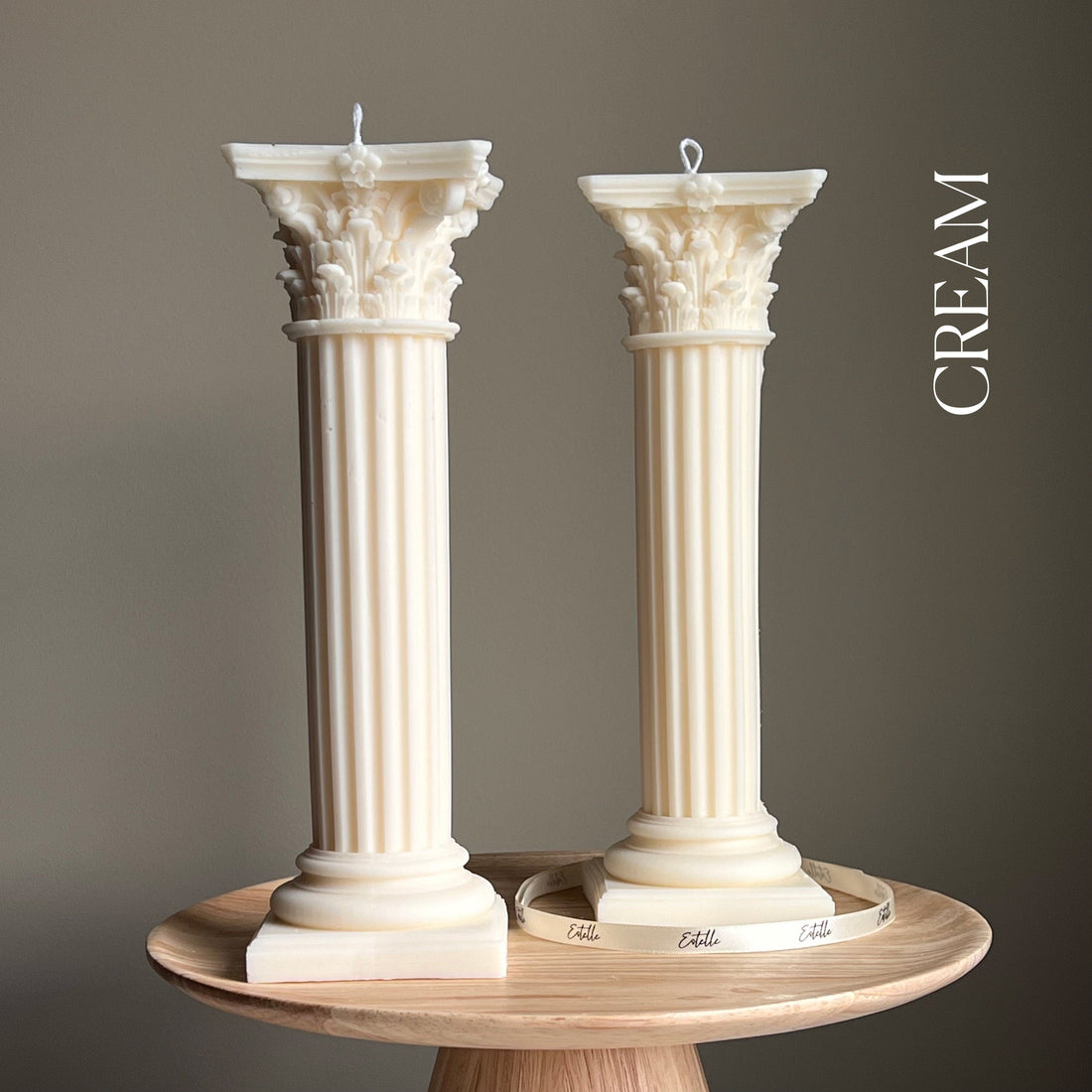 Huge Greek Column Candle - HartCentered