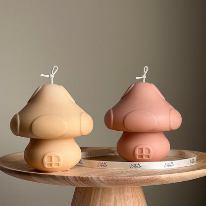 Cute Mushroom House Candle - HartCentered