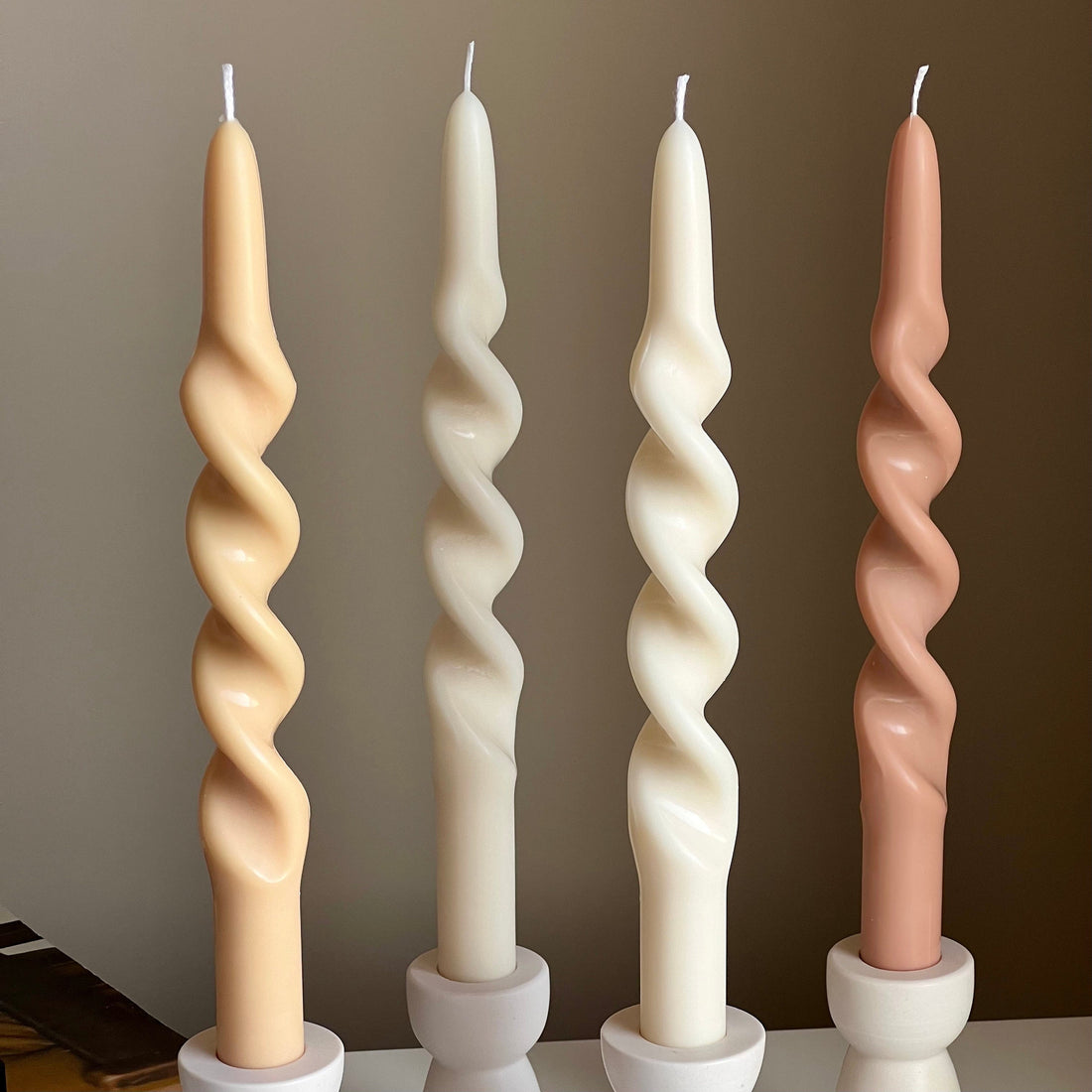 Twisted Tall Taper Candle-1