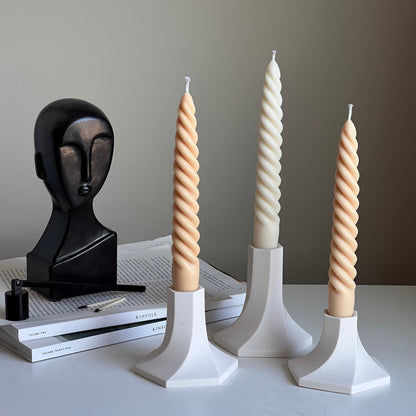 Swirl Candlestick Holder-0