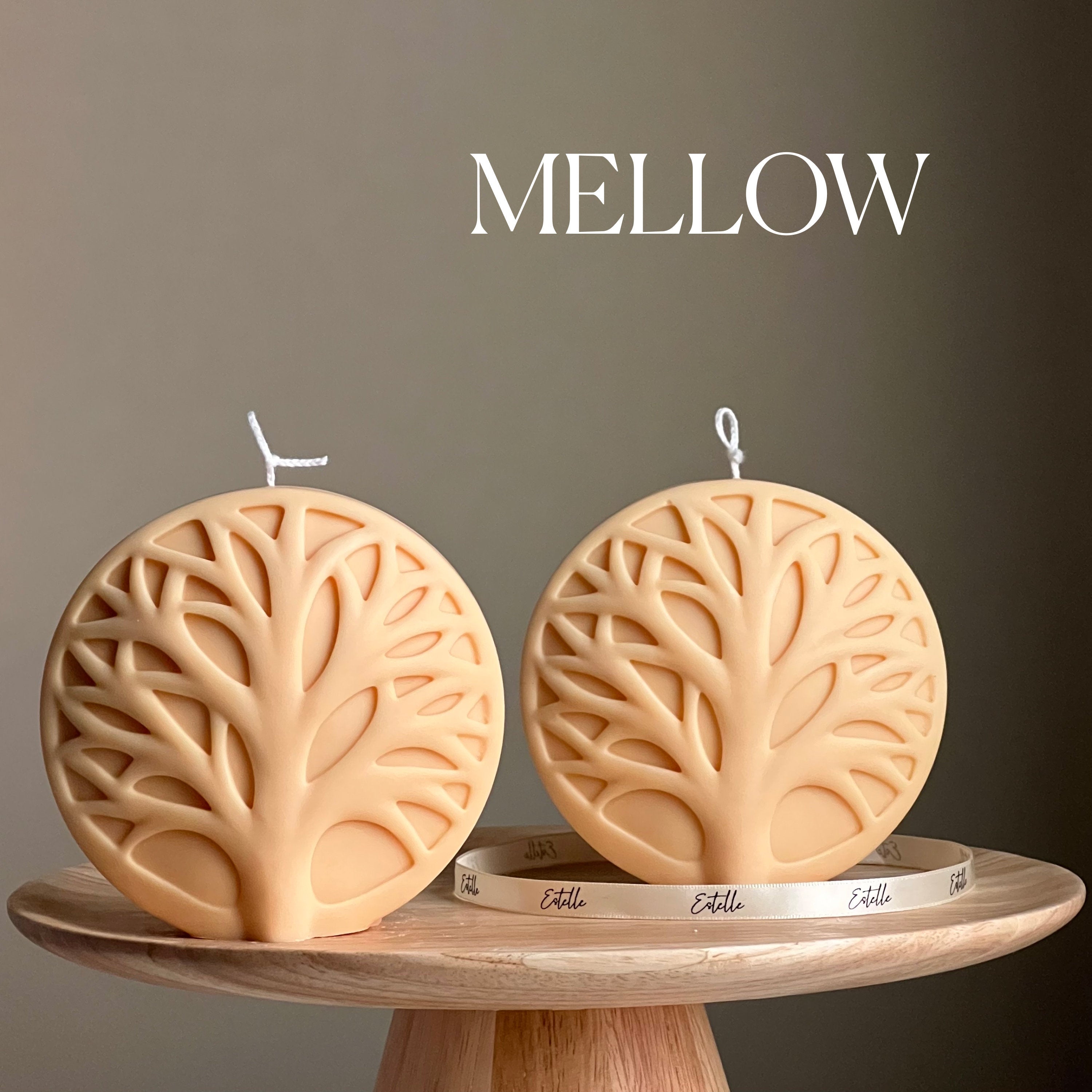 Round Tree Medallion Candle-3