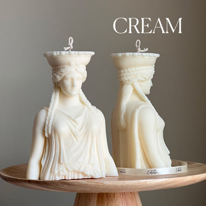 Caryatid Statue Candle-3