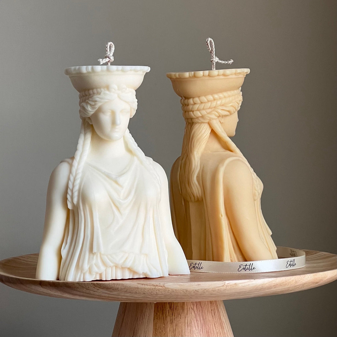 Caryatid Statue Candle-1