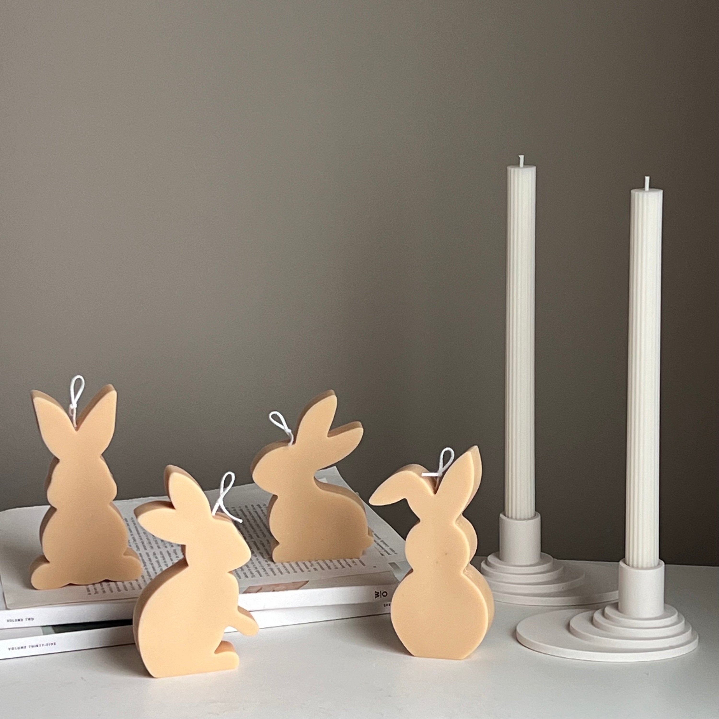 Easter Bunny Candle Set - HartCentered