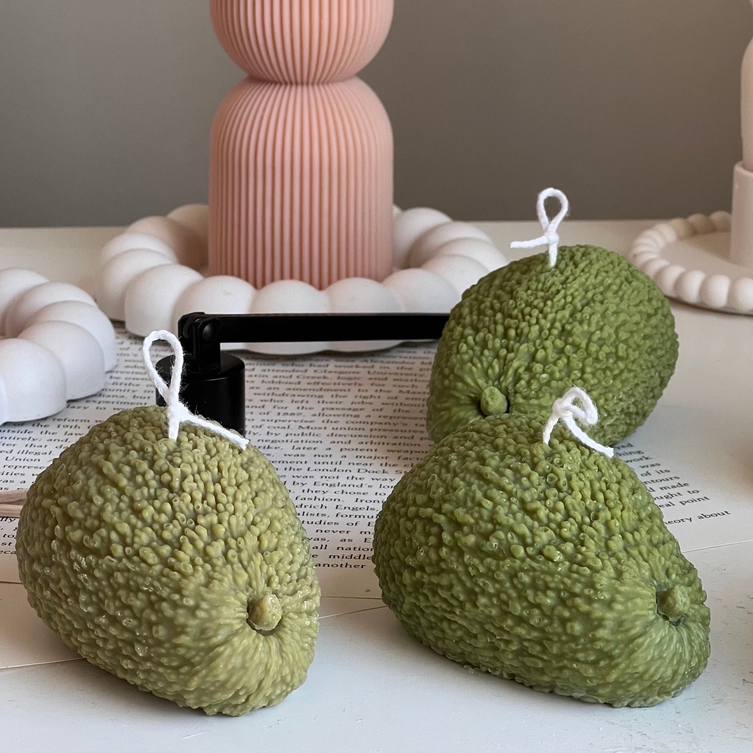 Avocado Shaped Candle - HartCentered