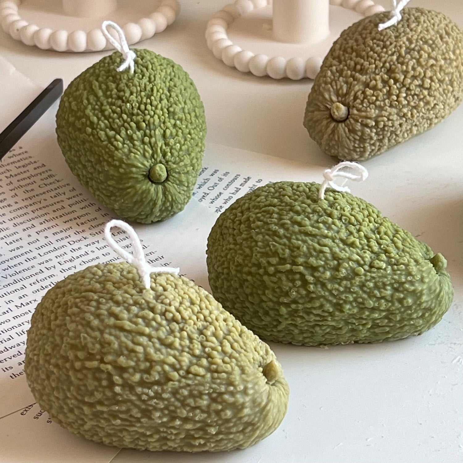 Avocado Shaped Candle - HartCentered