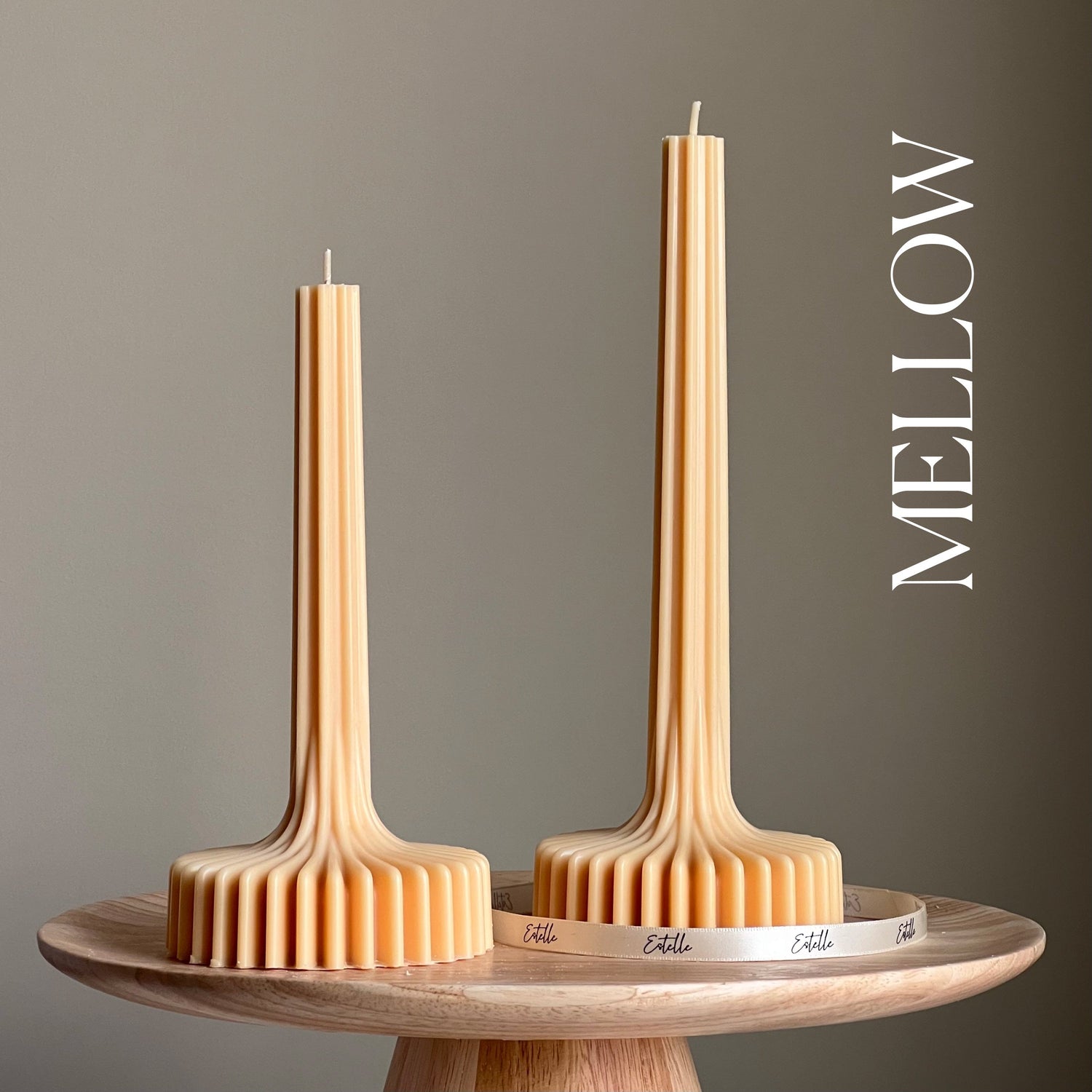 Elegant Stripe Vase Candle-2