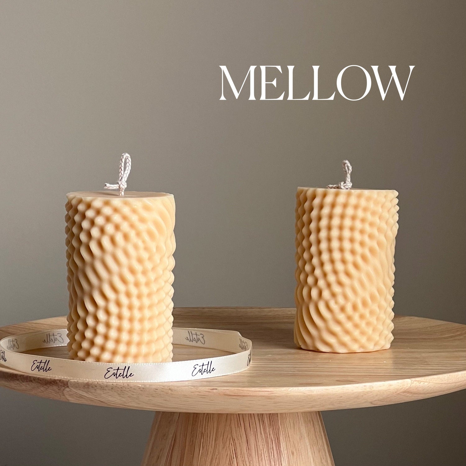 Geometric Ornament Pillar Candle-3