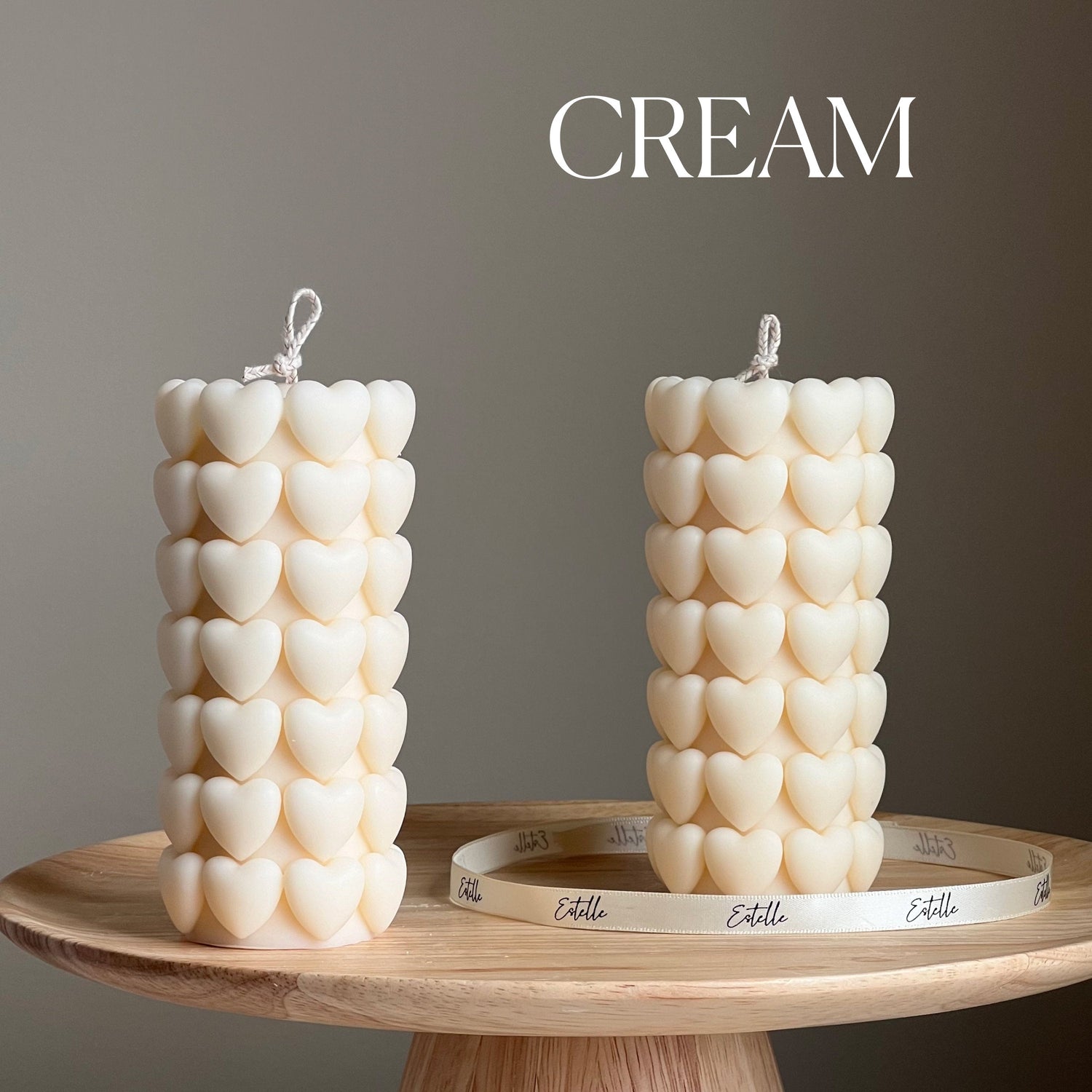 Heart Pillar Candle-2