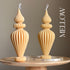 Ribbed Vase Candle-3