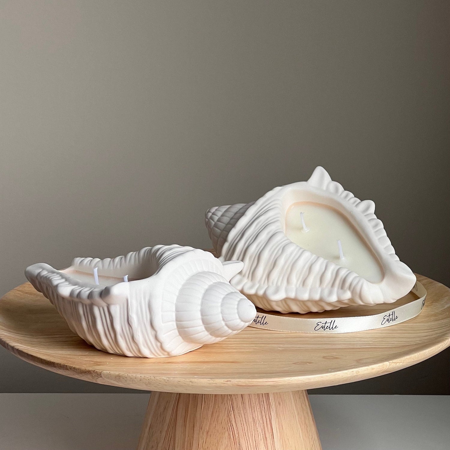 Conch Shell Container Soy Wax Candle-0