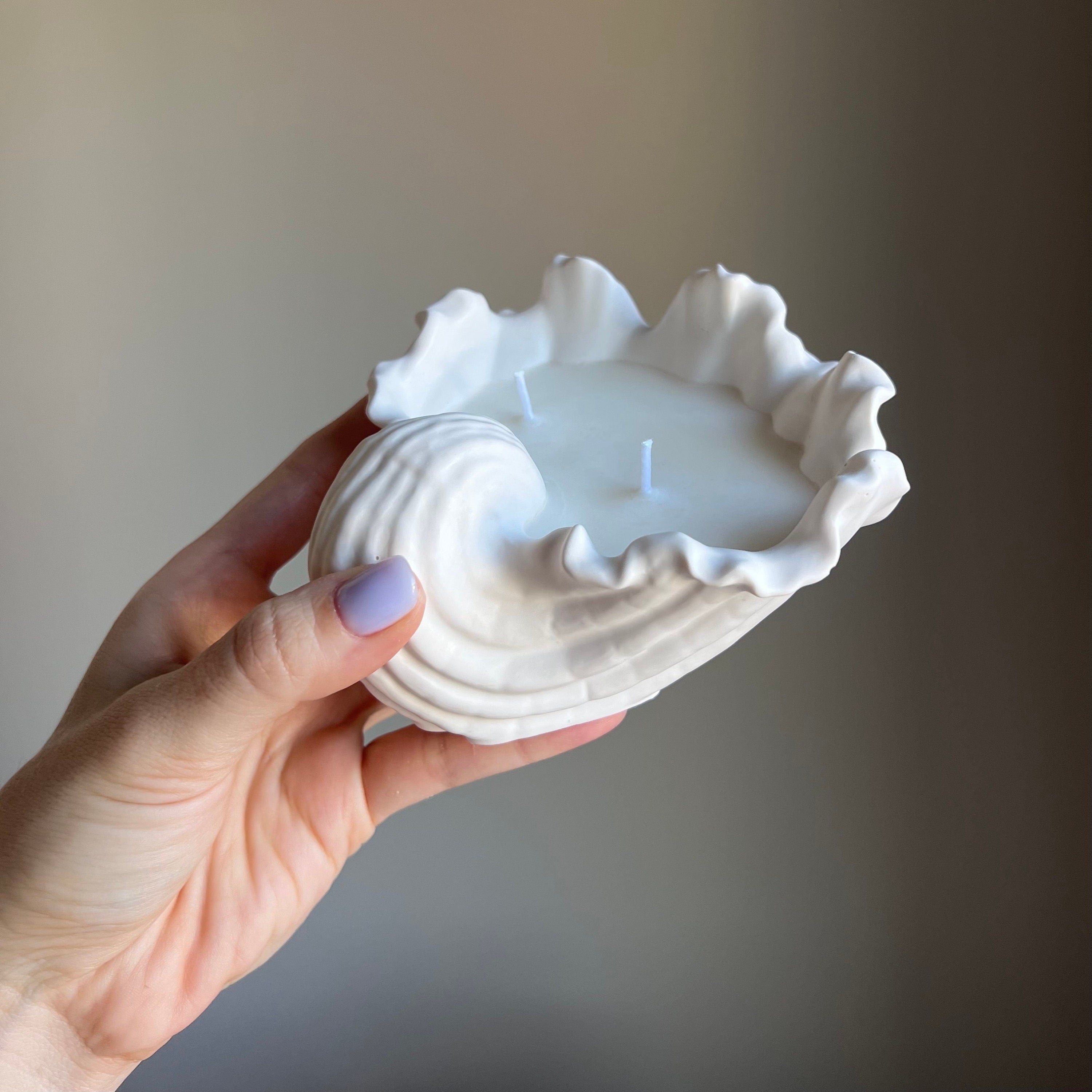 Conch Shell Container Soy Wax Candle-2