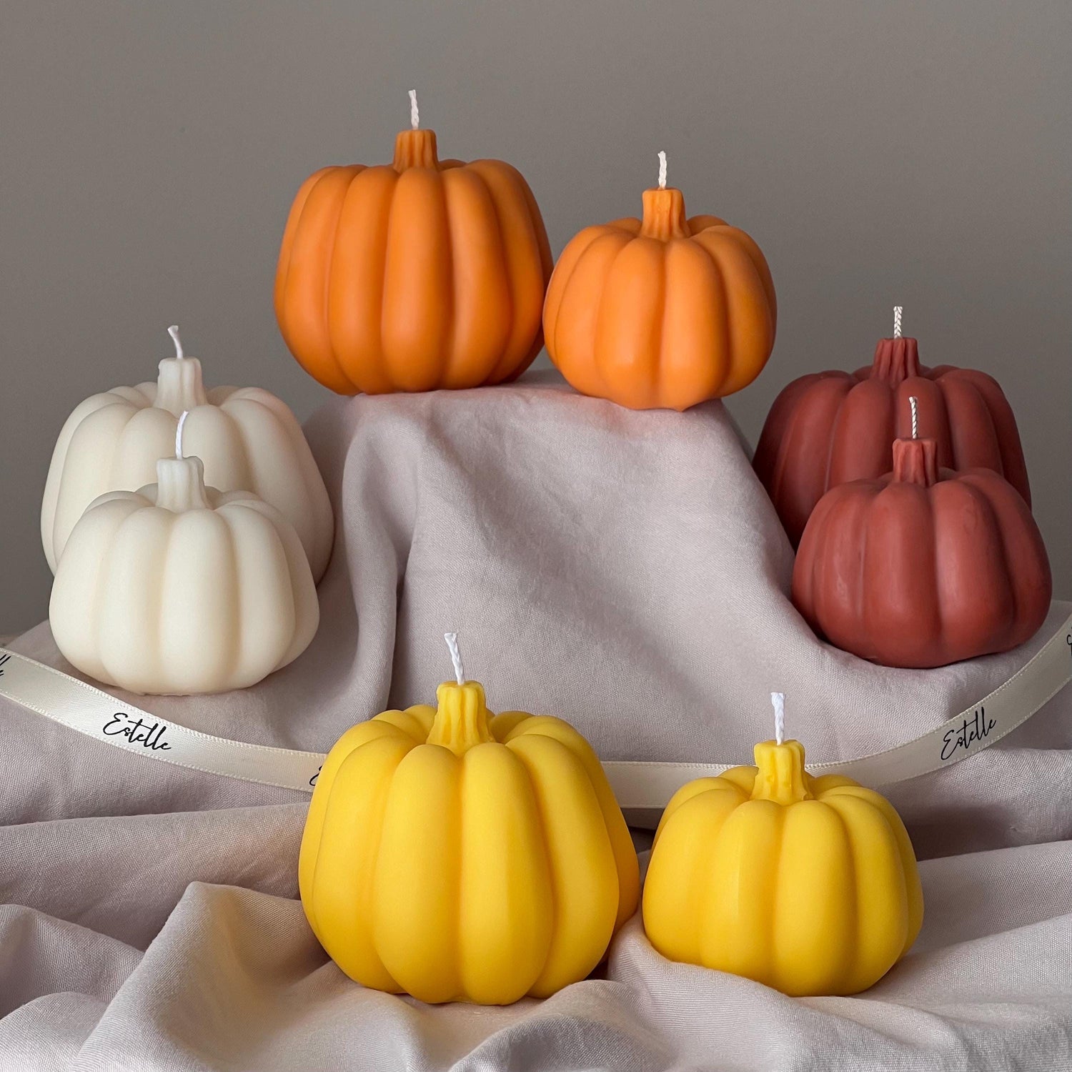 Autumn Pumpkin Candle Set-0