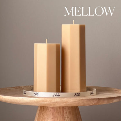 Classic Hexagon Pillar Candle Set-1