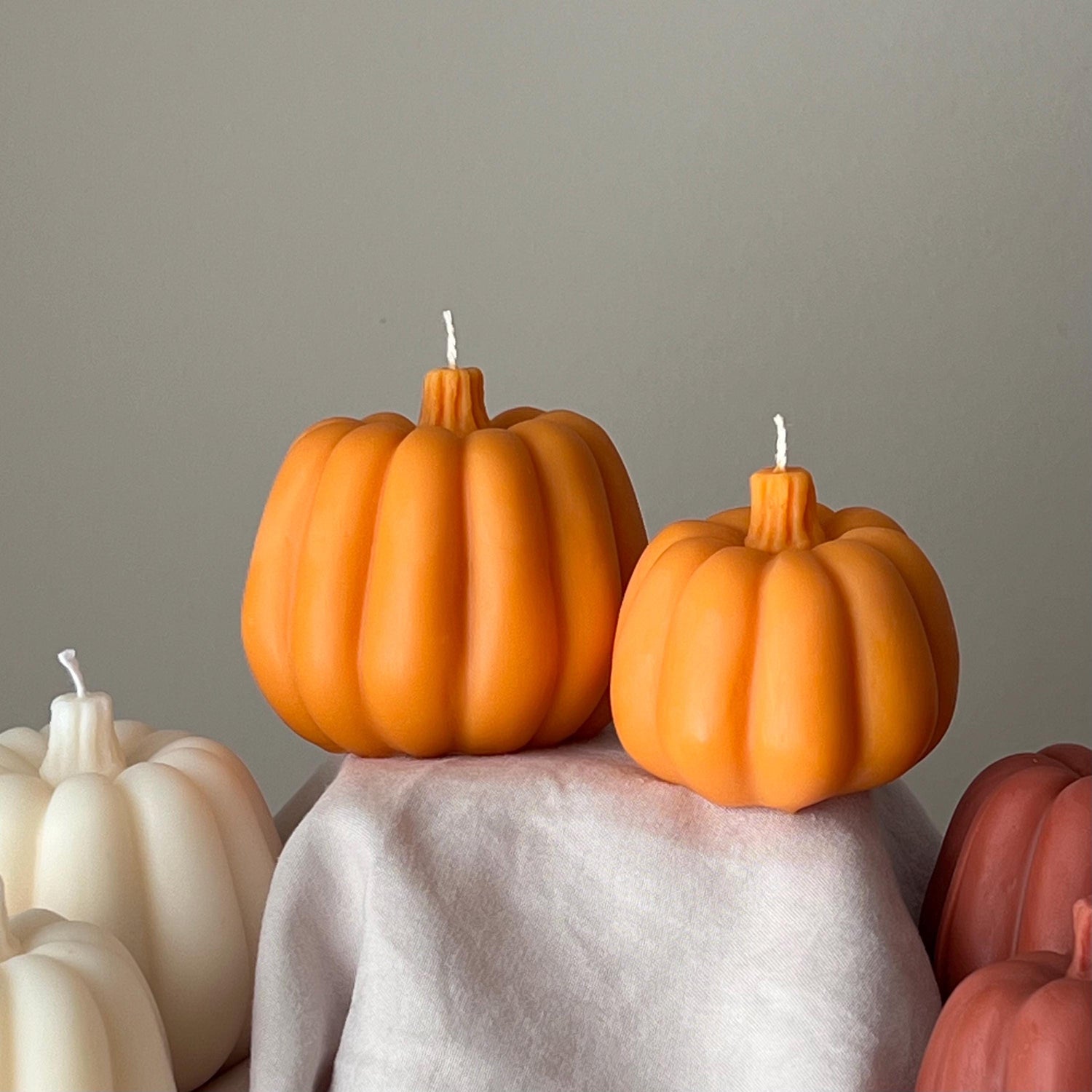 Autumn Pumpkin Candle Set-2